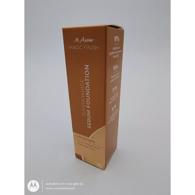 M.Asam Magic Finish Supercharge Serum Foundation 120 Soft Ivory