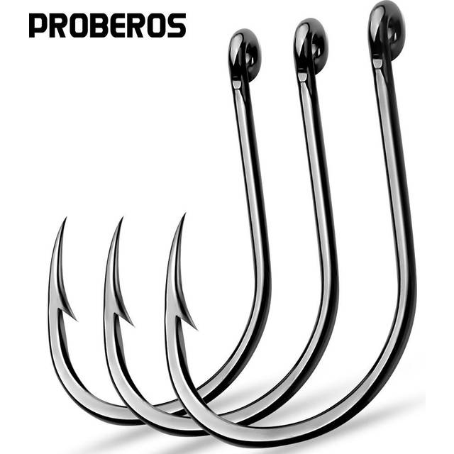(3# (200 pcs / bag)) Pro Beros Soft Insect Hook With Barb Fish Hook Bulk Single Hook 200pcs / Bag