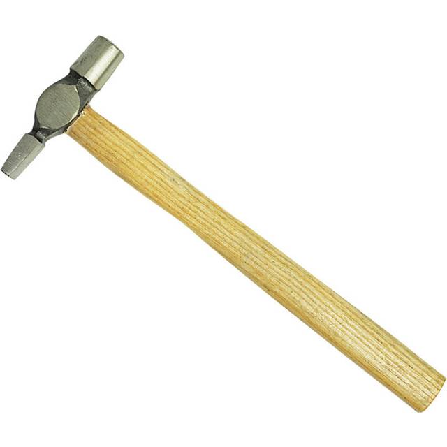 "13"" Traditional Wooden Shaft Pin Hammer Drop Forged Head Pro DIY Nails Carpentry"