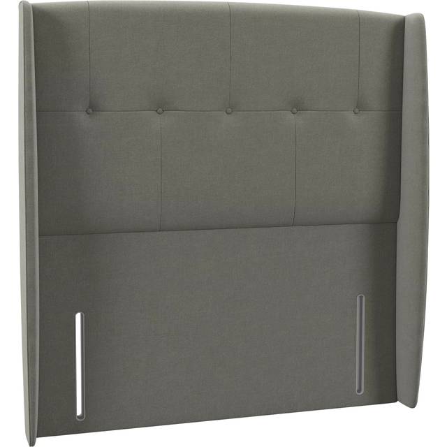 John Lewis Button Winged Full Depth Headboard, King Size