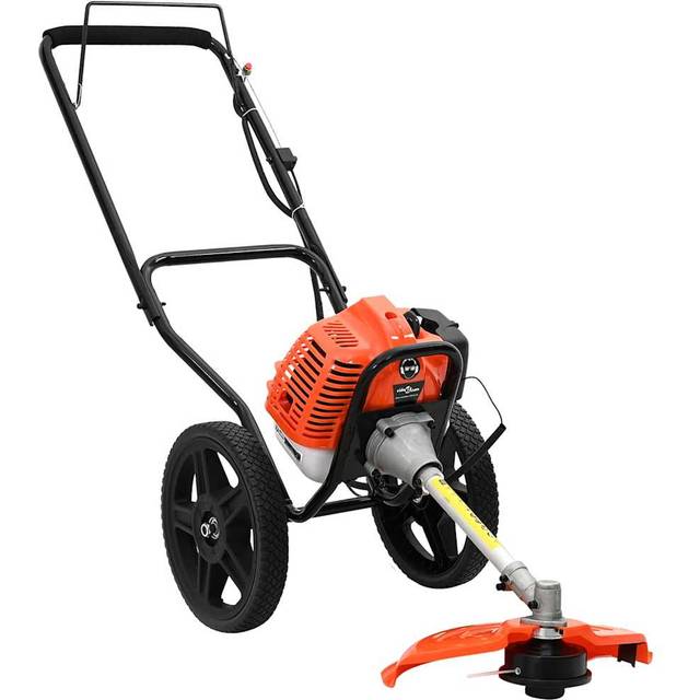 vidaXL Brush Cutter with Wheels Orange 52 cc 1.45 kW