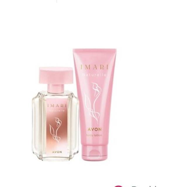 Avon imari naturelle fragrance duo 50ml edt + body lotion christmas gift set
