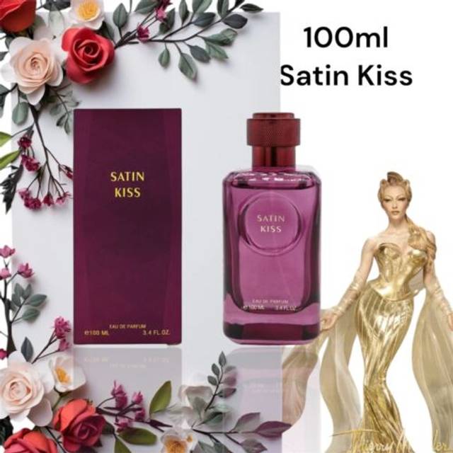 Women's ladies perfume 100ml eau de parfum fragrance satin kiss