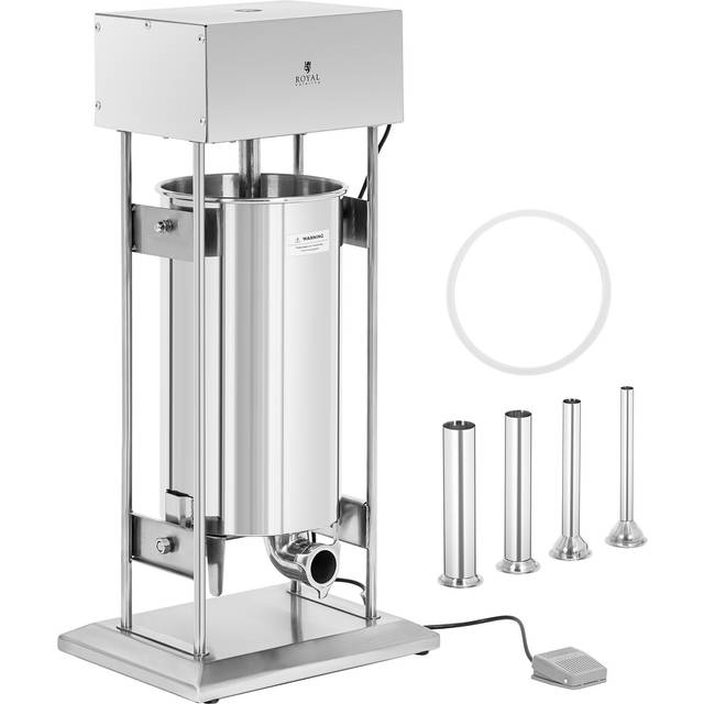 Sausage Stuffer - 25 L - electric 4 filling tubes - Royal Catering RCSS-025E
