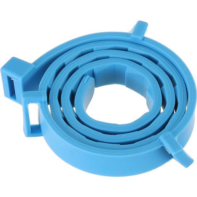 (Blue) 65cm Pet Supplies Insect Repellent Anti-Flea Collar Cat And Dog Flea Repellent Collar Aluminum Boxed