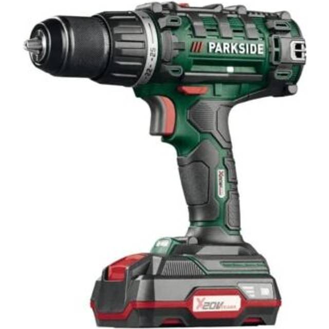 Parkside 20v cordless drill driver – 2ah battery & charger included