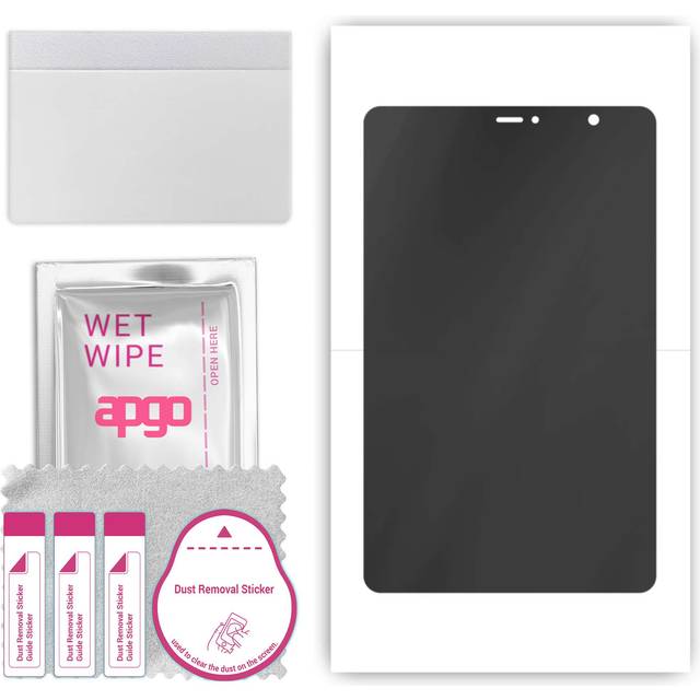 apgo Hydrogel Privacy Matte Screen Protector for Samsung Galaxy Tab A 8.0 & S Pen (2019), Anti Spy, Hydrogel Film, Flexible, Soft TPU with positioning