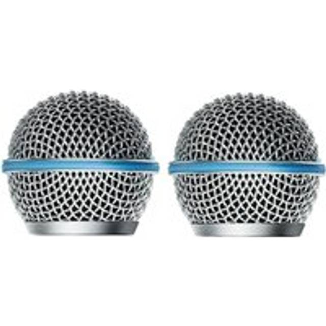 Tlily - 2PCS Microphone Grill Mic Grille Replacement Ball Mesh for Beta58A SM58 Pgx24 Slx24