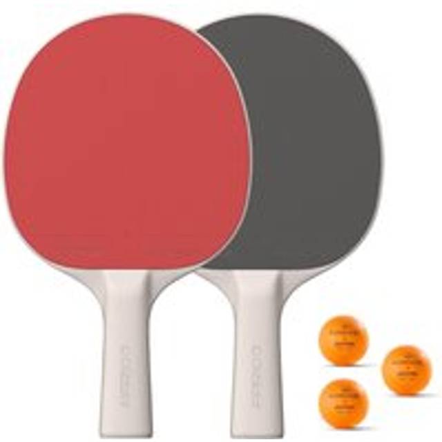 Set Of 2 Durable Bats + 3 Table Tennis Balls - Set Ppr 100