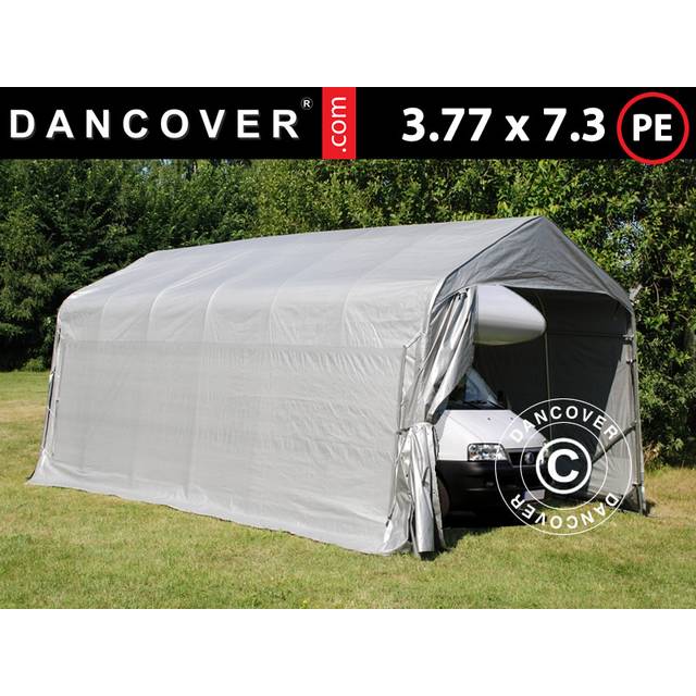 Dancover - Portable Garage Garage tent pro 3.77x7.3x3.18 m pe, Grey