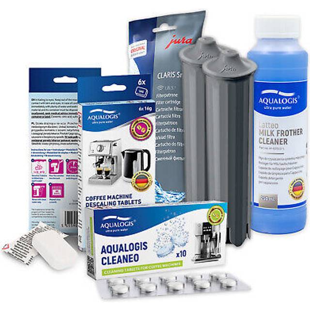 2 Aqualogis Al-blue For Jura Blue, Descaling Cleaning Tablets, Milk Cleaner
