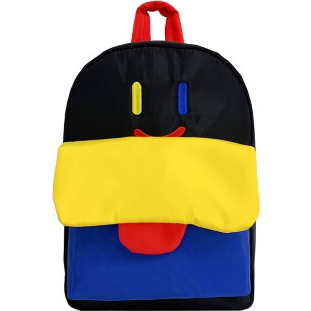 (YellowBlack) Cartoon Trendy Childrens Backpack For Boys And Girls Breathable Cotton Material