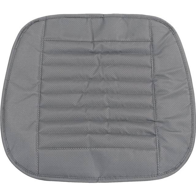 (Gray) Details about 3D Car Front Seat Cover Leather Single Seat Protector Cushion Mat Breathable