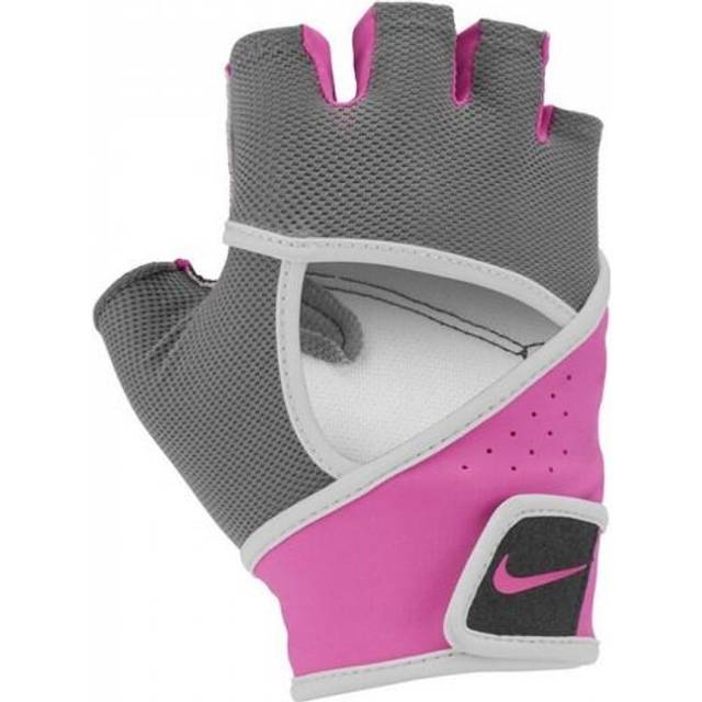 (XS, Pewter/Pinksicle) Nike Womens/Ladies Gym Premium Sport Fingerless Gloves