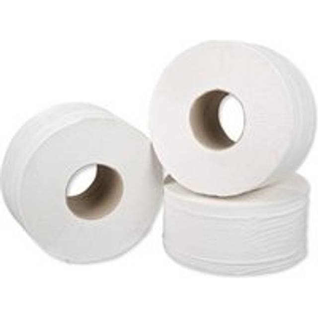 5 Star Mini Jumbo Toilet Rolls 1-Ply 250mmx200m (Pack of 12)