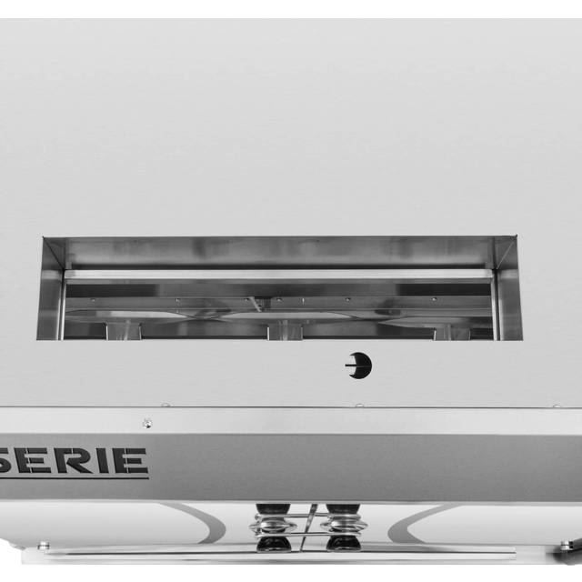 Gas Chicken Grill - 6 skewers for 36 chickens - with lighting and wheels - Royal Catering RCGCG-36