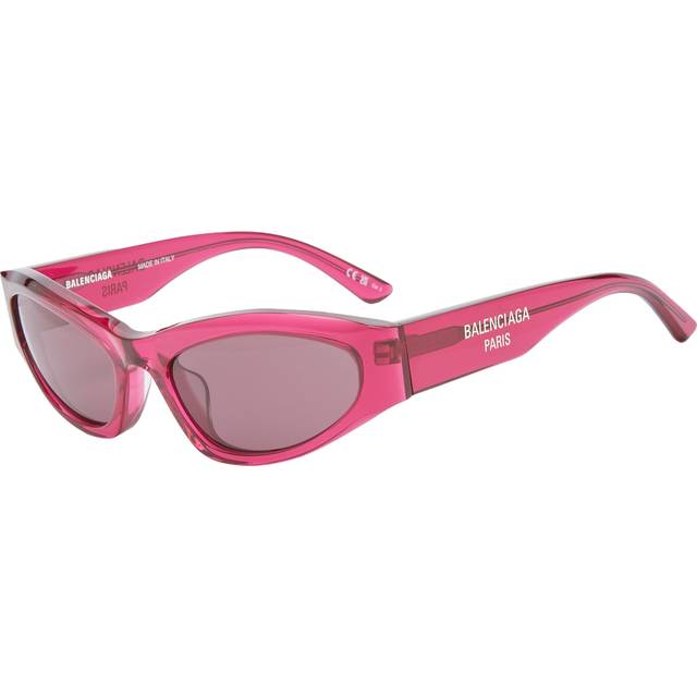 Balenciaga Violet Cat Eye Ladies Sunglasses BB0387S 003 58 - Red (OS)