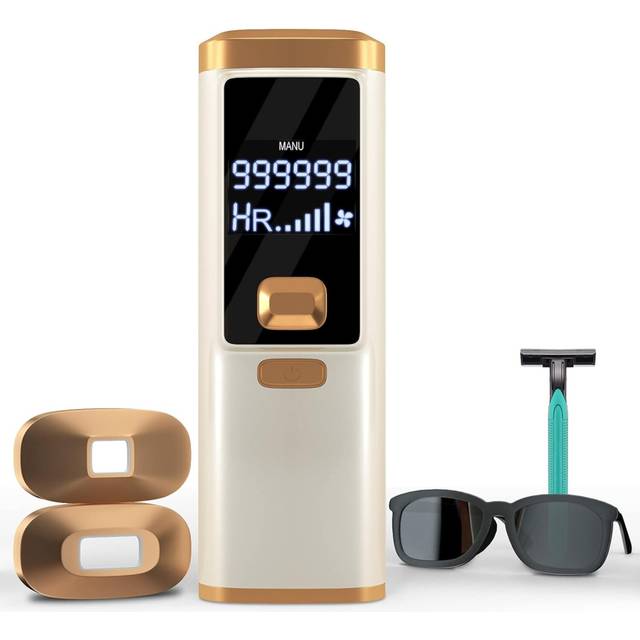 Laser hair removal, permanent and painless epilation for men and women upgraded to 999,999 flashes