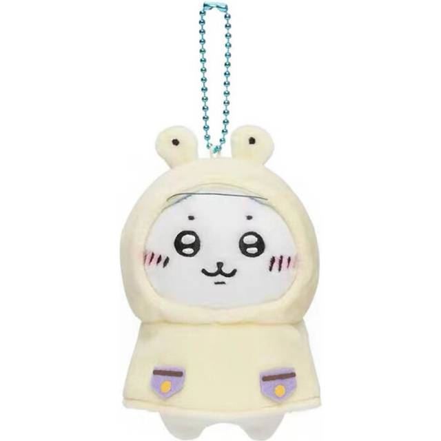 (Raincoat XiaoBa) Soft And Adorable Raincoat Animal Plush Toy Short Plush Filled With Pp Cotton
