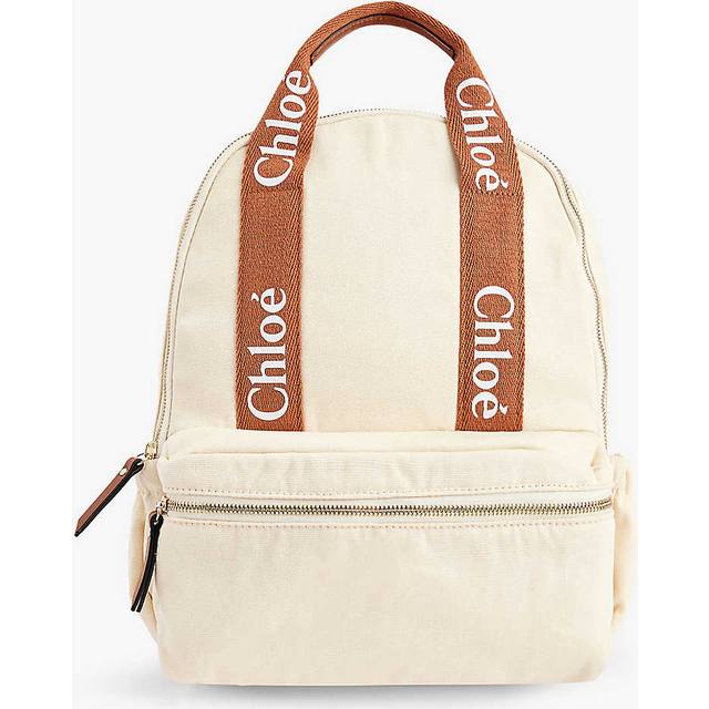 Chloe Offwhite Branded Canvas Baby Changing Backpack 1size - OFFWHITE