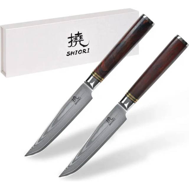 SHIORI 撓 Sutēki - Set med två japanska stekknivar