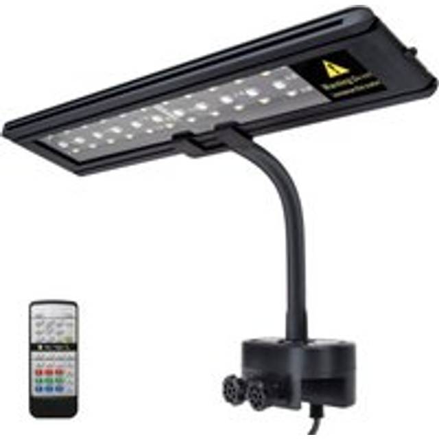 LED Aquarium Lamp, Full Spectrum Aquarium Clip Light with Remote Control, LED Aquarium Lighting for Plants (61cm, 20W) [Energy Class A++]