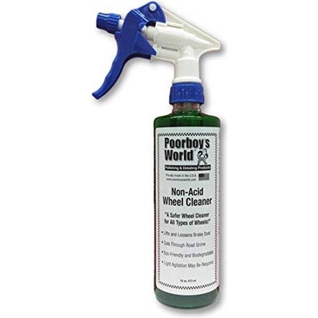 Poorboys World Non-Acid Wheel Cleaner Safe For All Types of Wheels Including Polished Aluminium Wheels