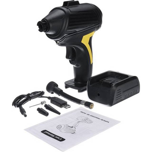 Portable Air Compressor Tire Inflator Rechargeable Tire Pressure Gauge 12V/150PSI for Car Bicycle Air Mattresses
