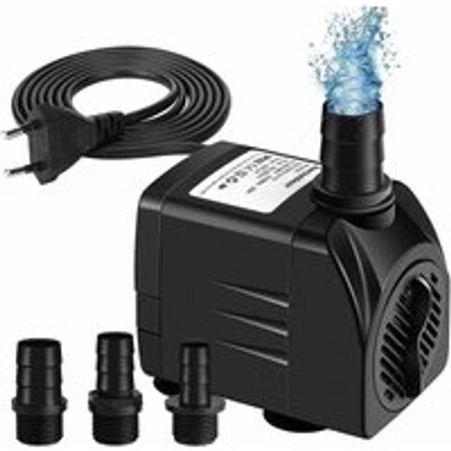 Submersible Pump, 65w 3000L/H Mini Aquarium Pump, Adjustable Fountain Pump for Pond Fountain Fish Tank