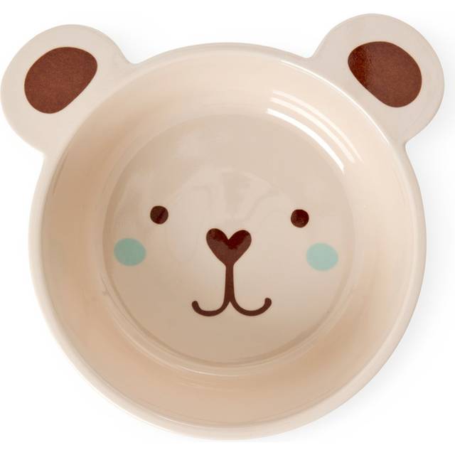 RICE Rice bear-shaped melamine bowl 50 cl Brown