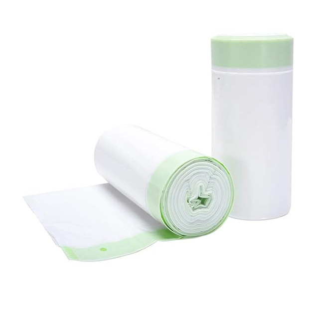 Litter Box Liners Compatible with Petx Scoopfree Self-Cleaning 20 Count Drawstring Cat Waste Bags for Tray