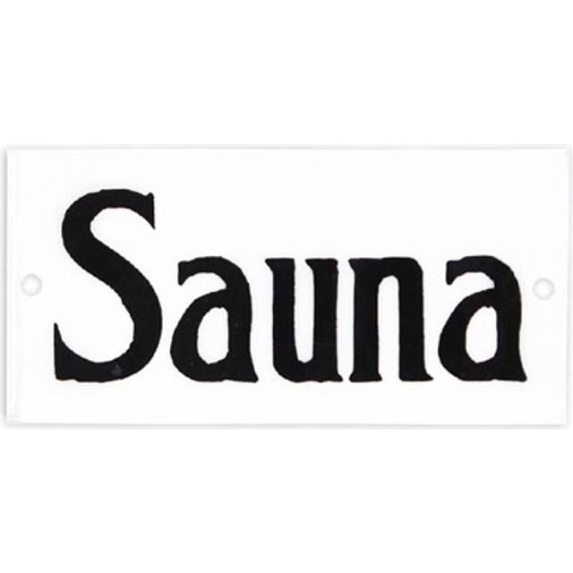 Skylt Sauna