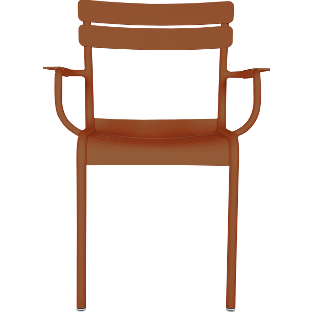 Fermob - Luxembourg Garden Armchair - kandierte orange/texturiert/BxHxT 52x88x57cm/UV-beständig/stapelbar - candied orange (88.0 x 52.0 x 57.0cm)