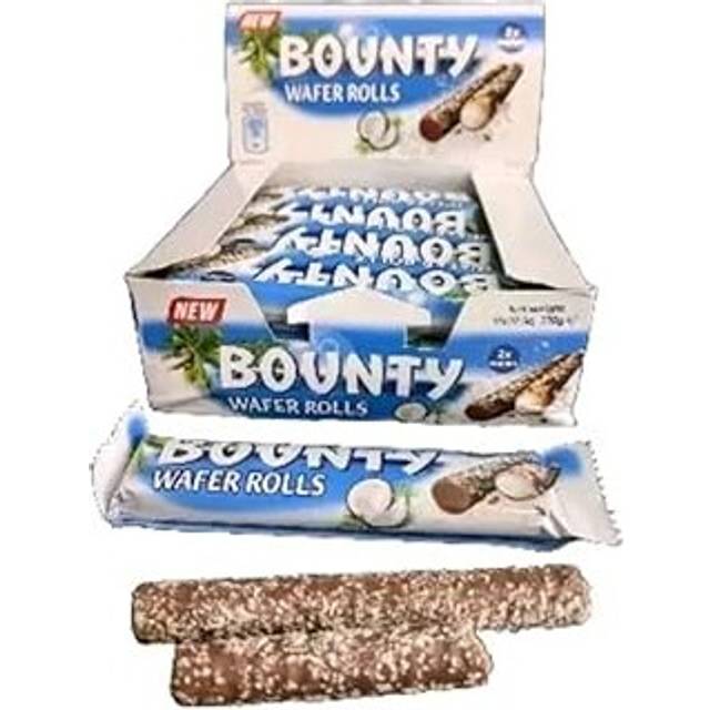 Bounty Milk Chocolate Wafer Rolls Pack Of 12 Gift For All Occasions