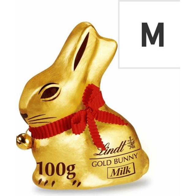 Lindt Gold Bunny Milk Chocolate 100G Pack Of 2 Gift For Easter