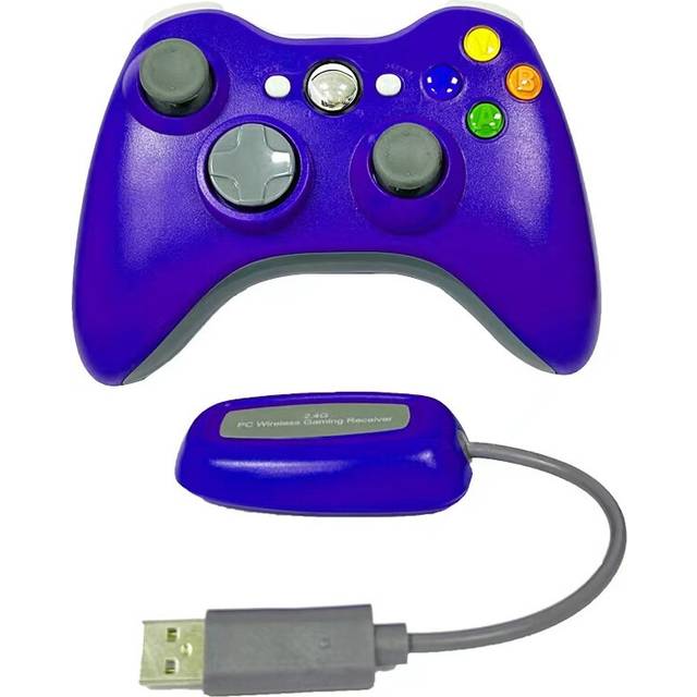 (Purple) Wireless Controller For Xbox 360 Full Device Game Gamepad Remote For Pc