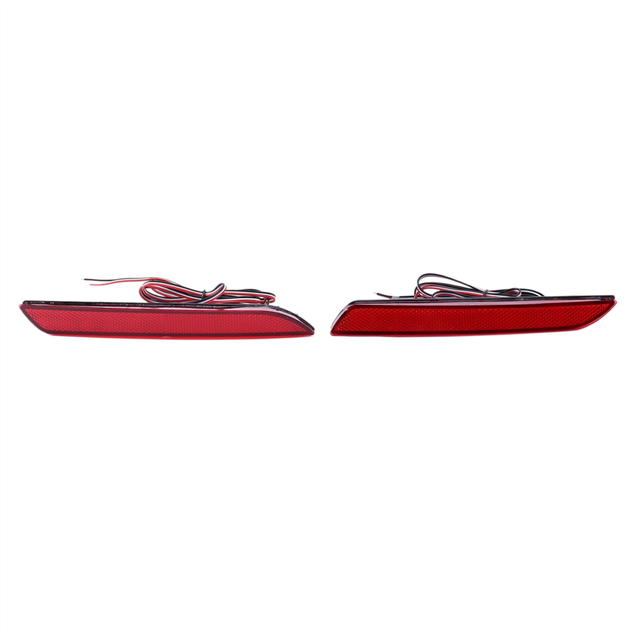 LED Tail Red Rear Bumper Reflector Light Lamp Stop Fog Brake for JAZZ Fit 2010-2013 CRZ TSX