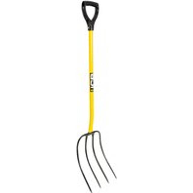 JCB Professional Manure Fork 4 Prong D Handle : JCBMF12