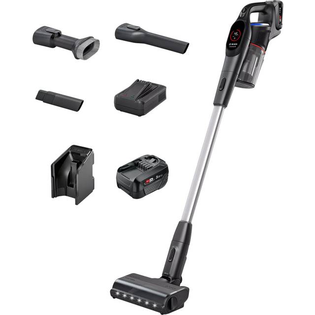 Bosch Unlimited 9 Dual Battery Cordless Vacuum Cleaner with MicroClean™ Technology, Black