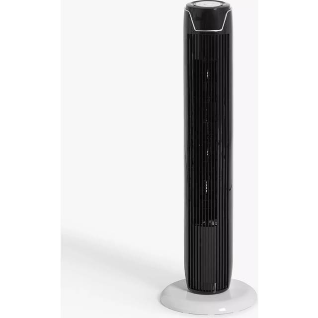 John Lewis Tower Fan, 36 inch, White/Black