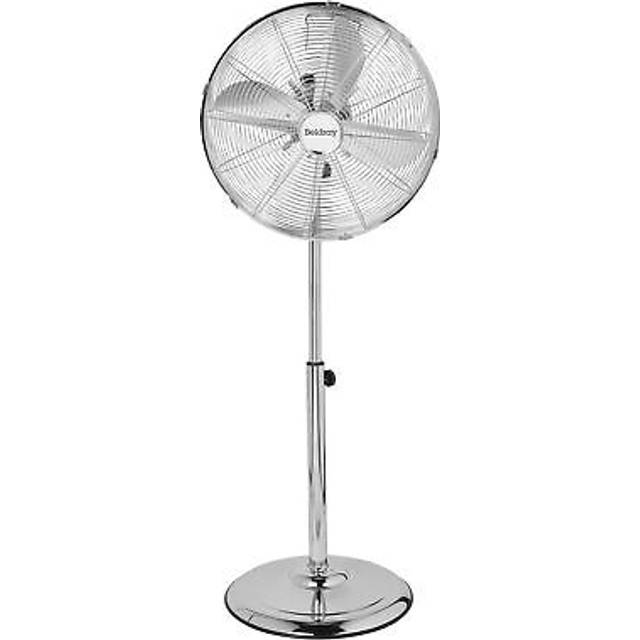 Beldray floor standing fan electric oscillating 16" pedestal 3 speeds 50w chrome