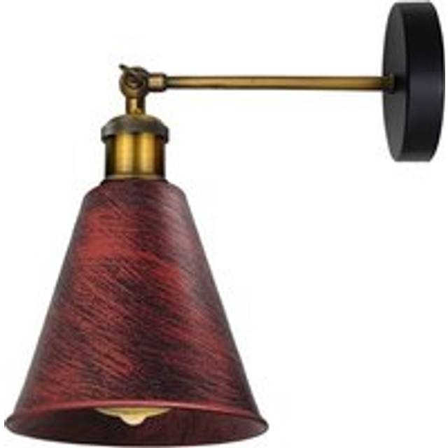 Brass Kitchen Wall Lighting~1173 - Rustic Red - With Bulb