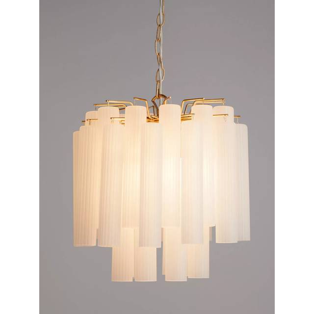 John Lewis Helix Chandelier Ceiling Light, Gold