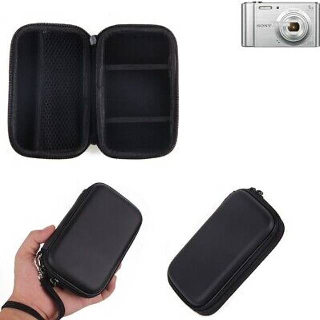 Camera bag for sony cyber-shot dsc-w800 protection storage case universal black