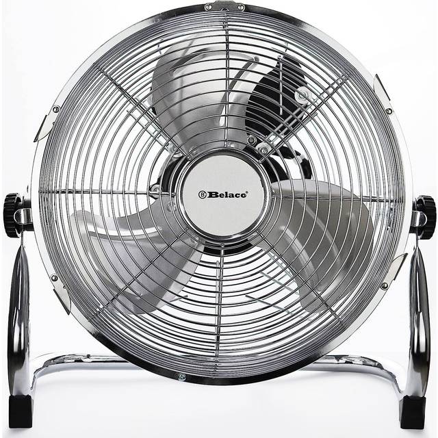 "Metal floor fan 9"" High velocity chrome gym free stand fan cooling fan industrial fan 3 speed desk fan table fan sturdy housing high airflow powerful"
