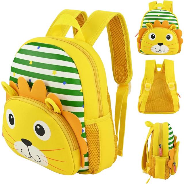 Toddler Backpack, 3D Cute Animal Cartoon Backpack School Bag, Waterproof Preschool Children's Backpack