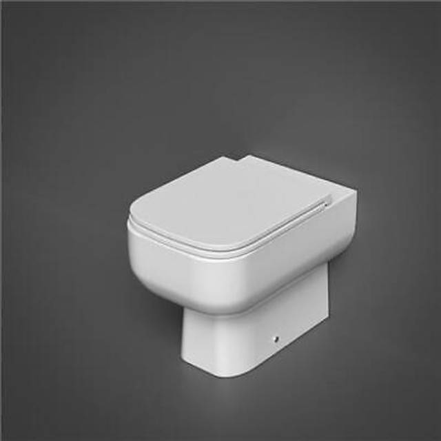 Rak Ceramics - rak Series 600 Rimless Back to Wall Toilet - Slimline Sandwich Urea Soft Close Seat