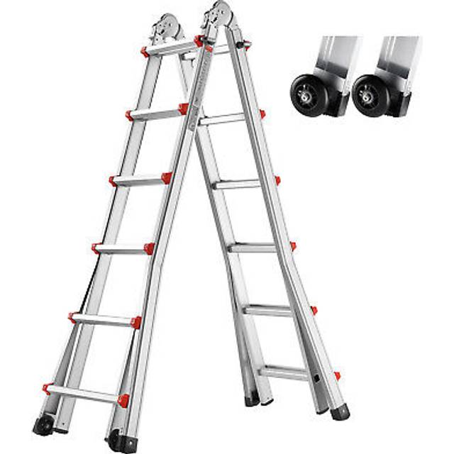 VEVOR Telescoping Ladder A Frame 20 FT Extension Multi-Function for Homework