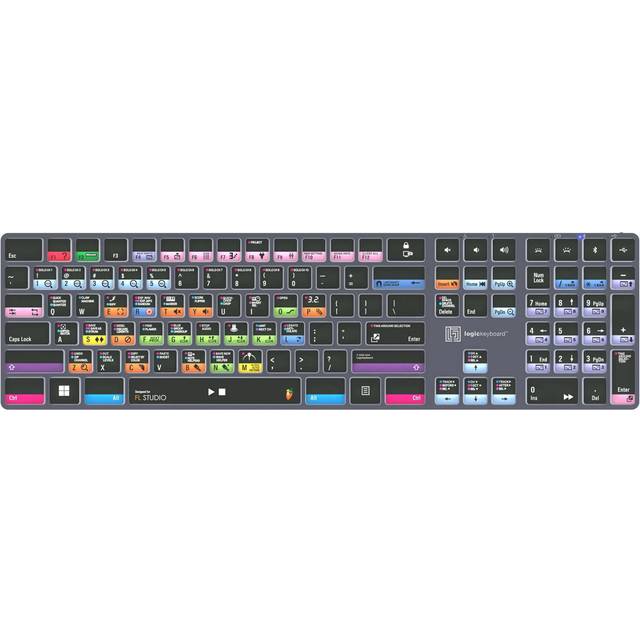 Logickeyboard FL Studio TITAN Wireless Backlit Windows Keyboard