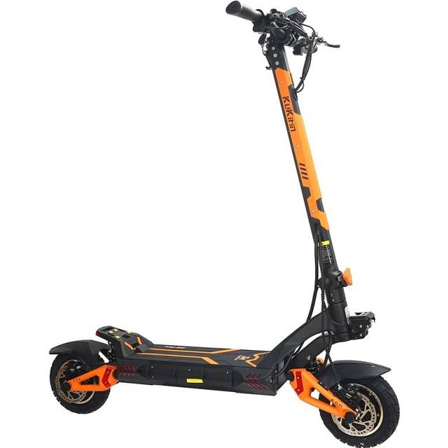 KuKirin G3 Pro 1200W*2 Motors Off-Road Electric Scooter 10 Inch Tires, 52V 23.2Ah Removable Battery svart